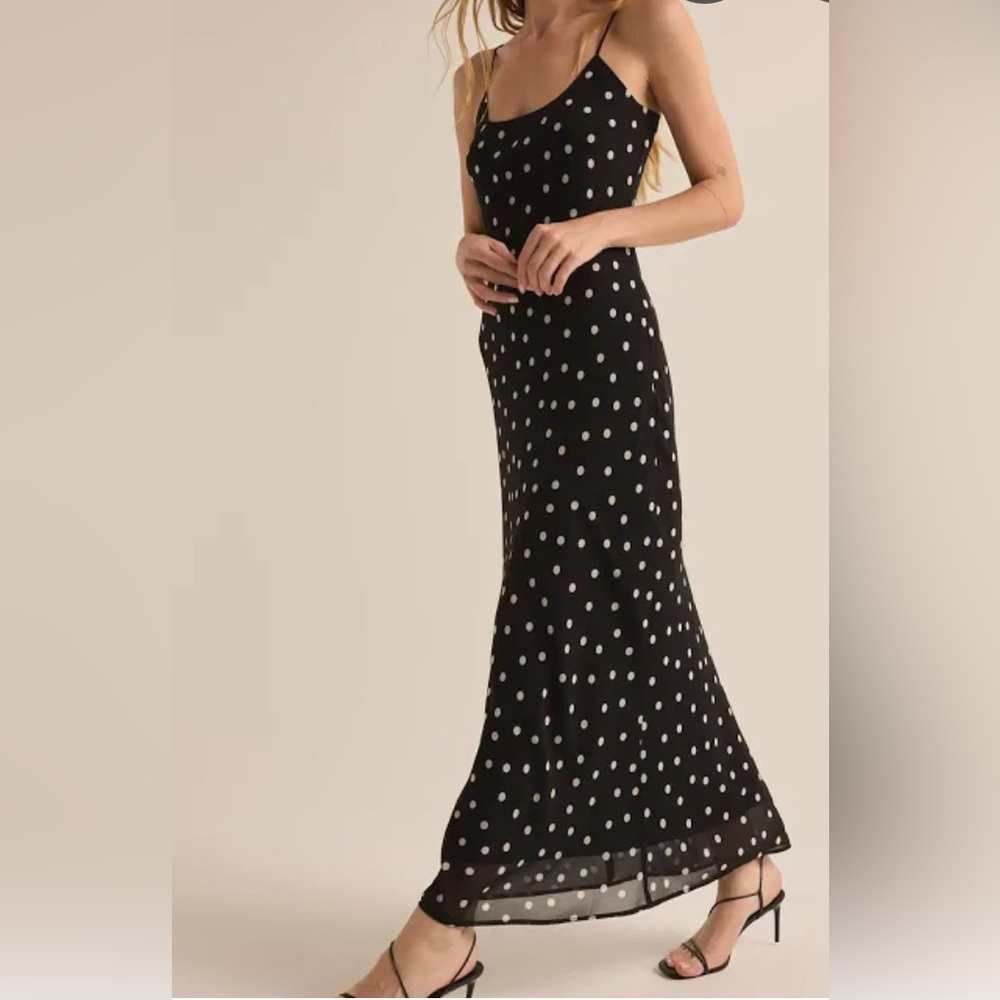 Z Supply Cecily Black and White Slip Dress XS NWT